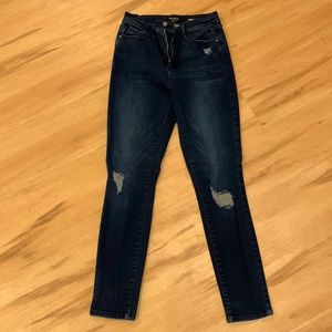 Bebe skinny high rise jeans